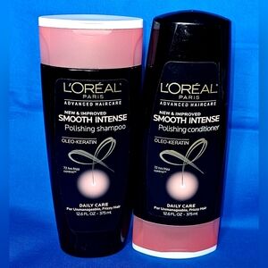 2 L'Oréal Elvive Advanced Haircare Smooth Intense Polishing Shampoo Conditioner